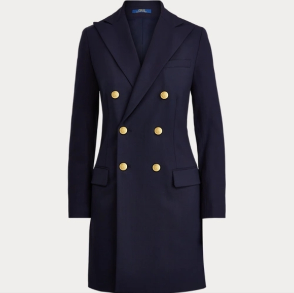 POLO Ralph Lauren double breast wool Tux coat. NWT - Picture 1 of 16